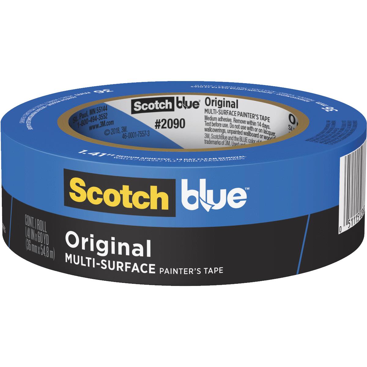 3M BLUE TAPE FOR DELICATE SURFACES 1.88X 60 YD(48 mm x 54,8m)