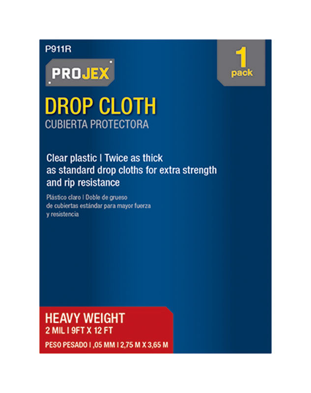 Frost King Plastic 9-ft x 12-ft Drop Cloth in the Drop Cloths