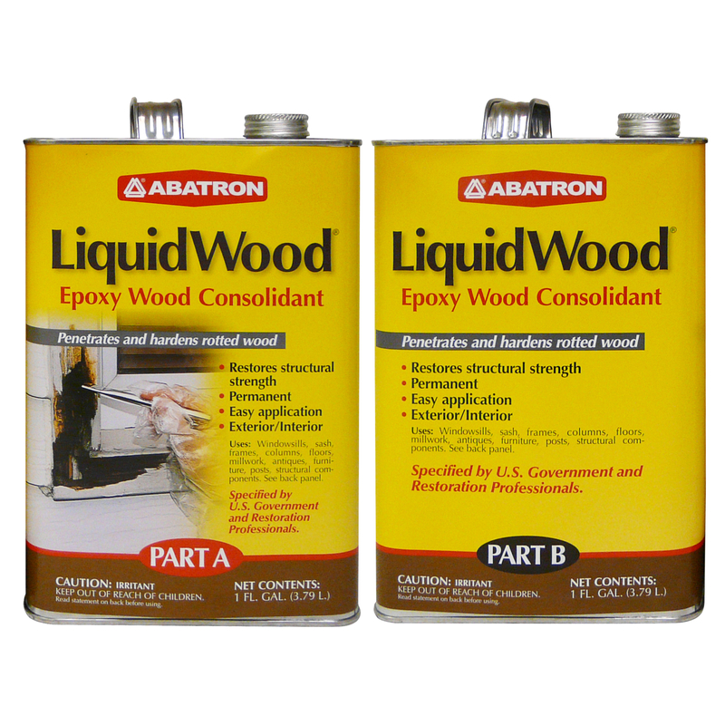 Abatron LiquidWood Clear Epoxy Wood Consolidant Kit 12 oz